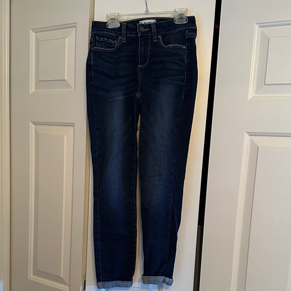 PAIGE Midnight Blue Ankle Jeans, Kylie Crop.